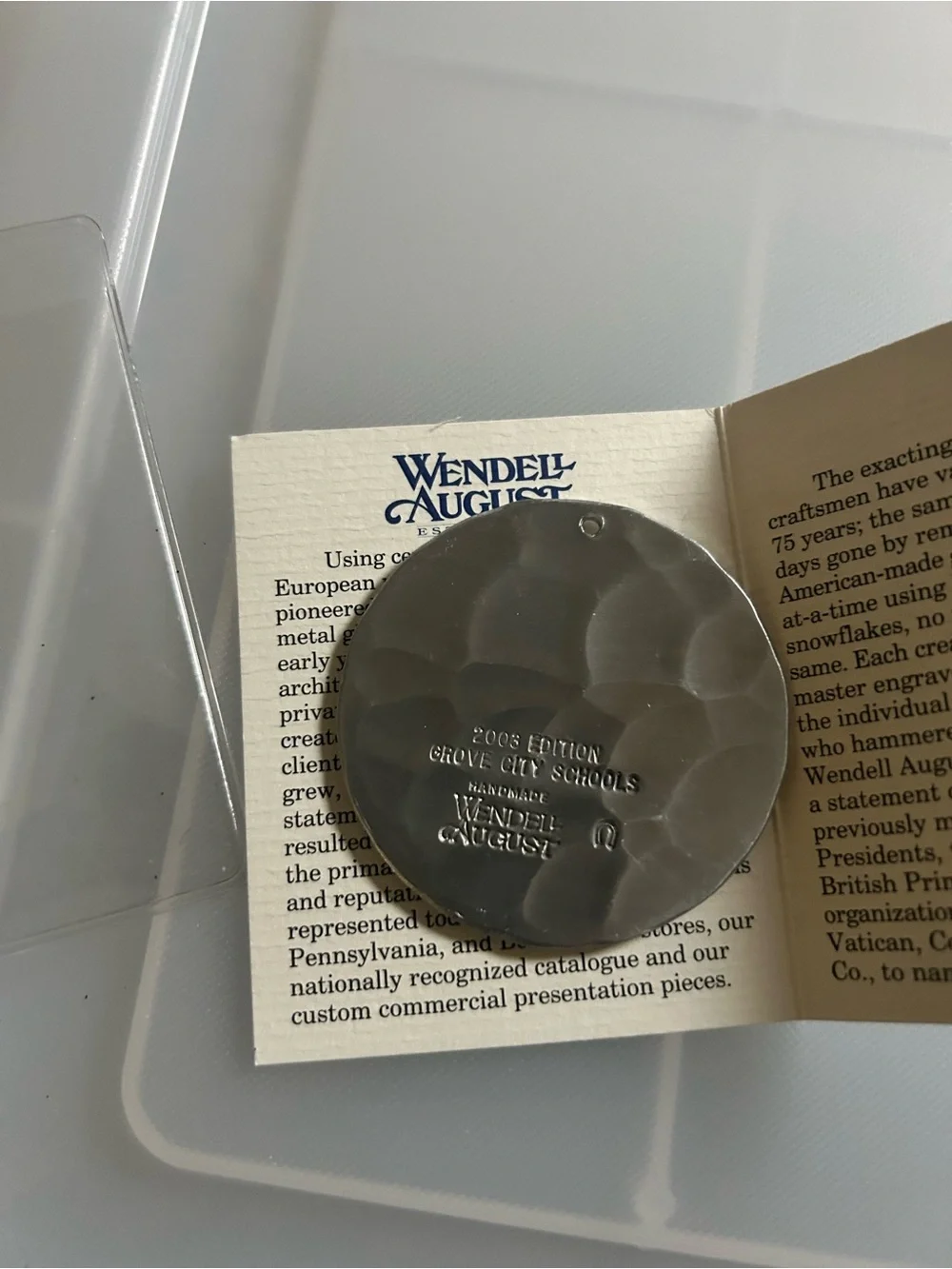 Wendell August Silver-Tone 2